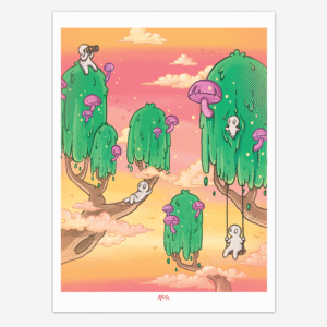 "In the Sky" 40x50cm Print