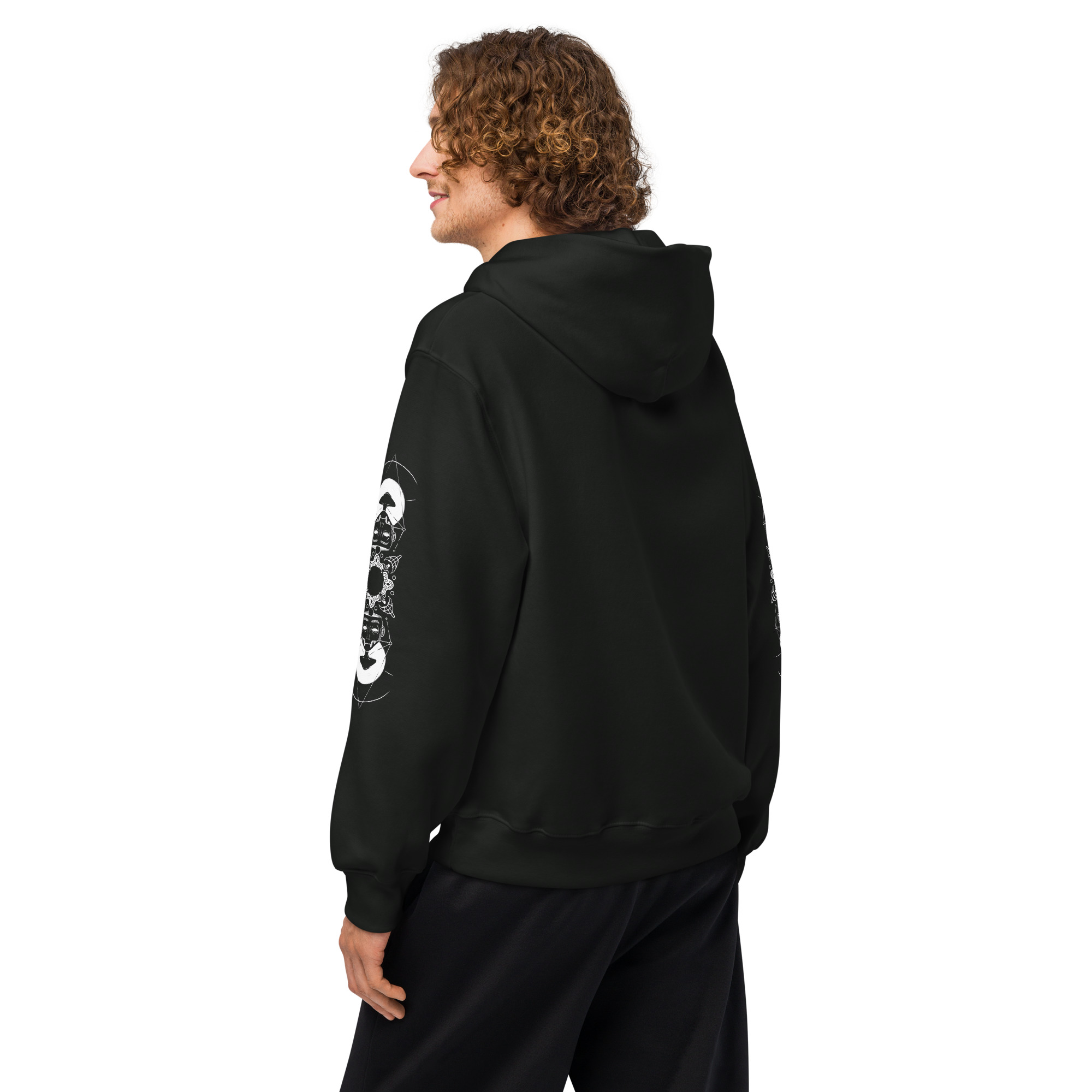 Meditating Man Printed Sleeves - Image 6