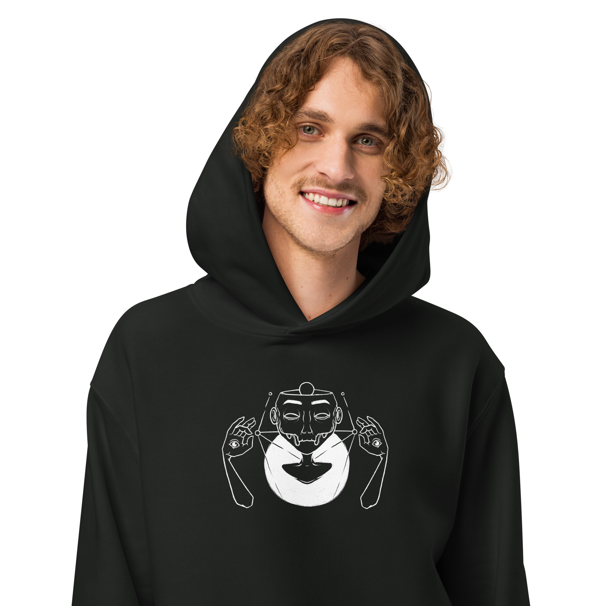 Meditating Man Printed Sleeves - Image 4