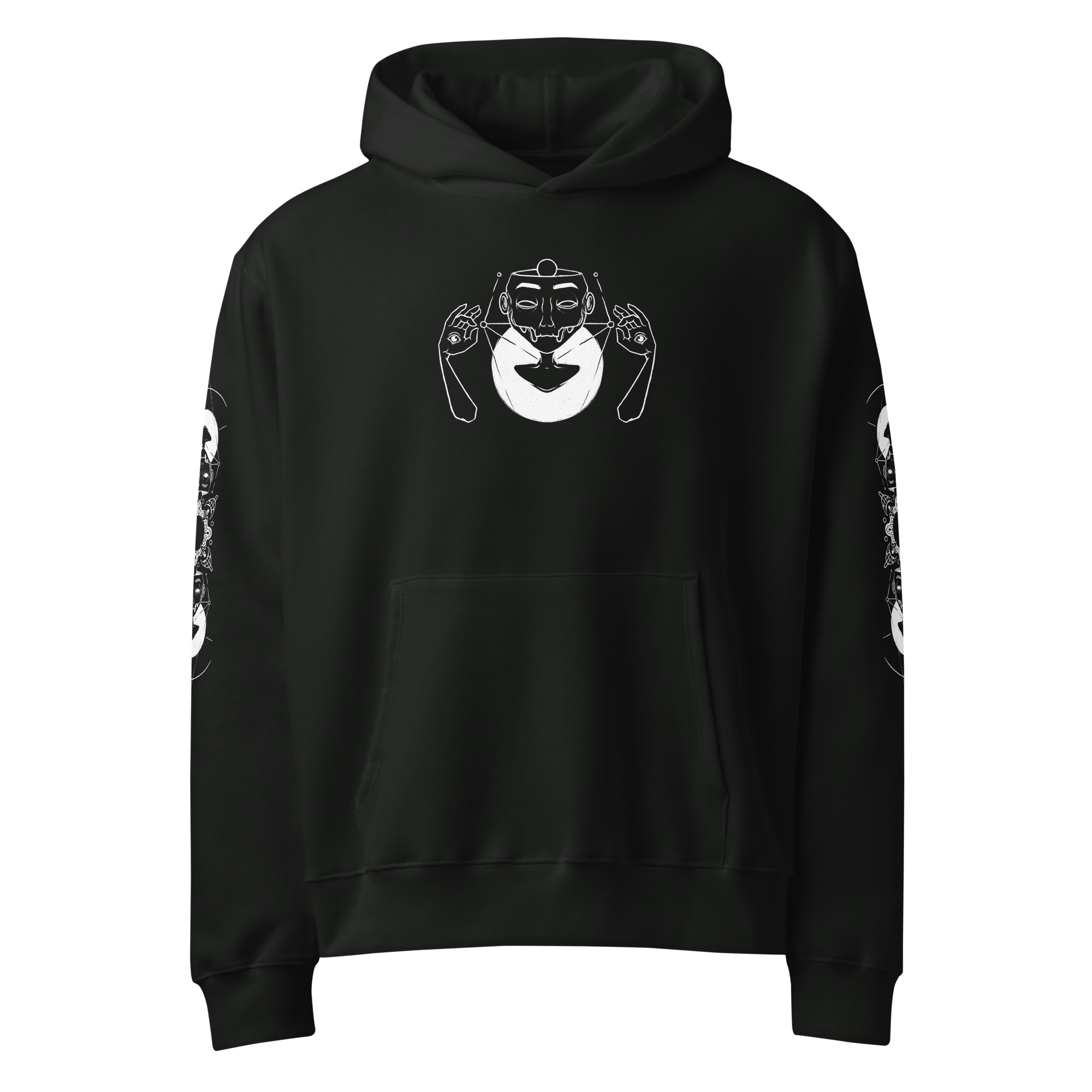 Meditating Man Printed Sleeves