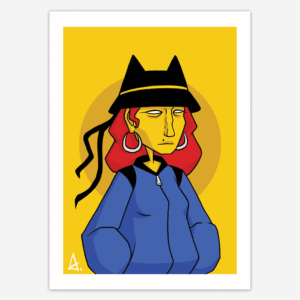 "Amanita Autoportret" Postcard Print 18x13cm