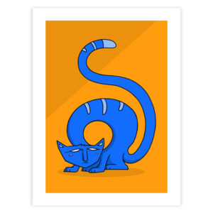 "Cubistic Cat" print 30x40